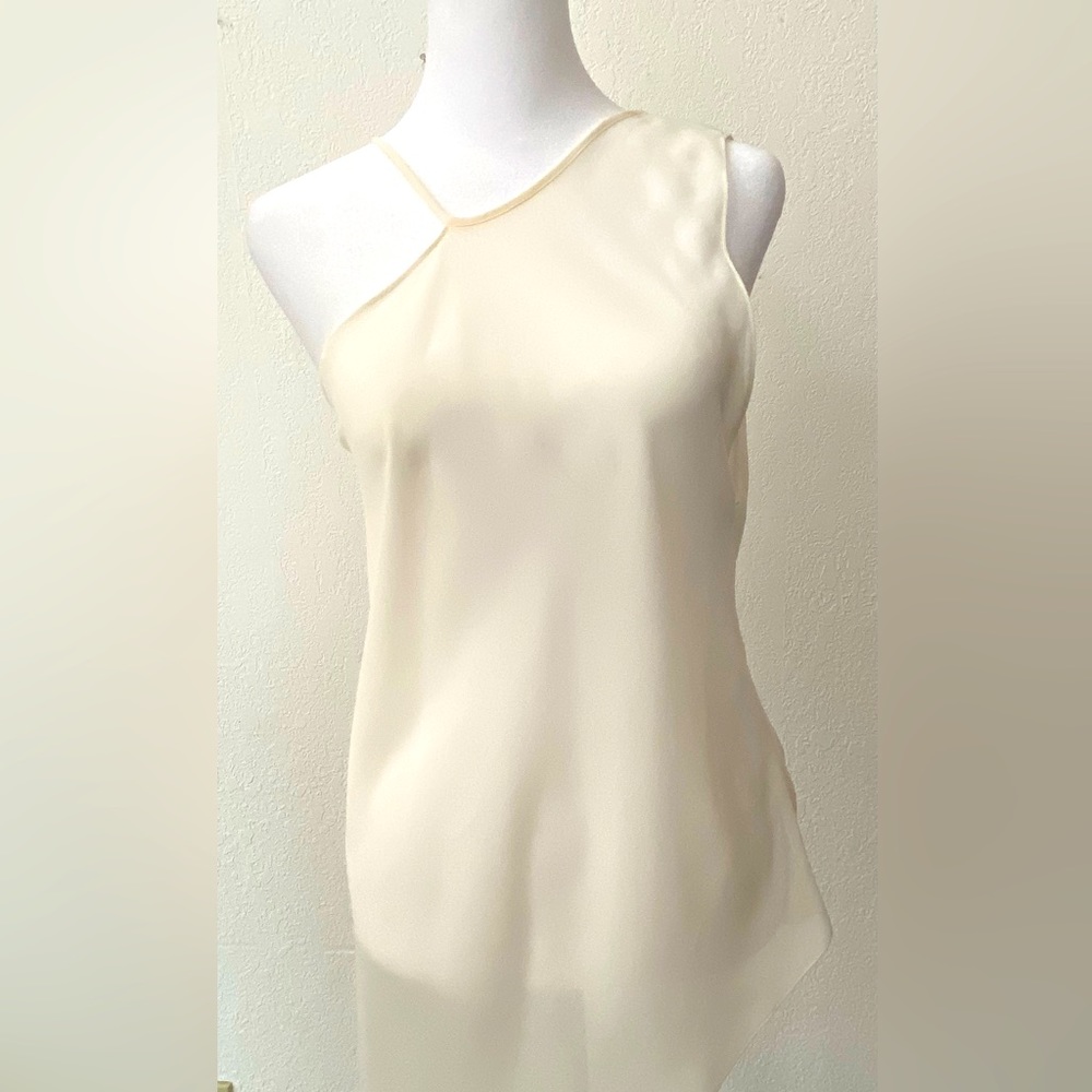Sheer chiffon asymmetric top by Zara Never worn